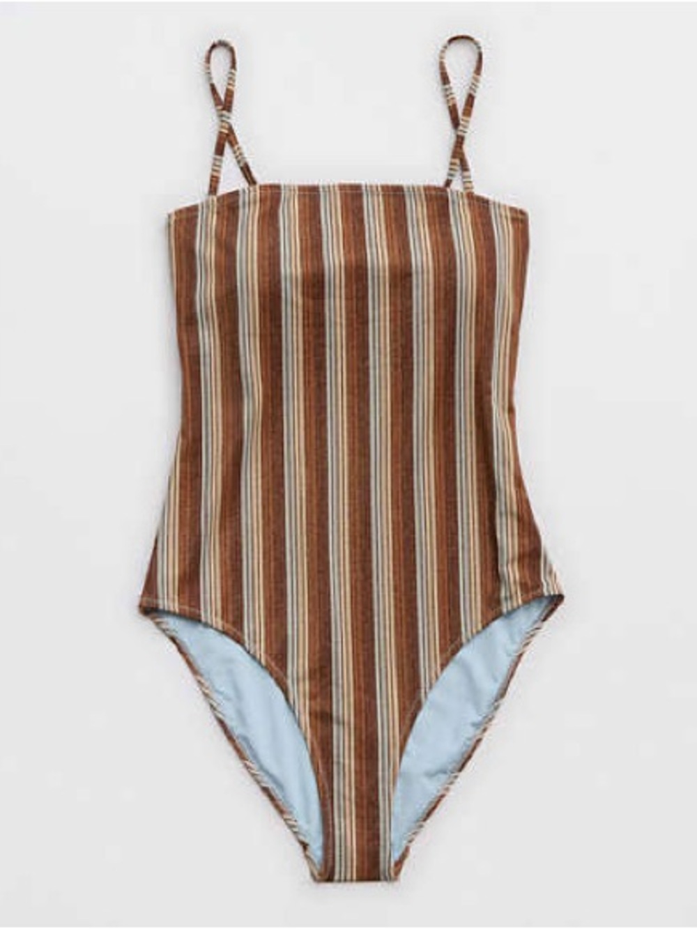 Aerie Shine Pique Babewatch One Piece Swimsuit - Picture 3 of 8